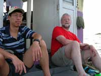 fishing trip - Andrew and Paul